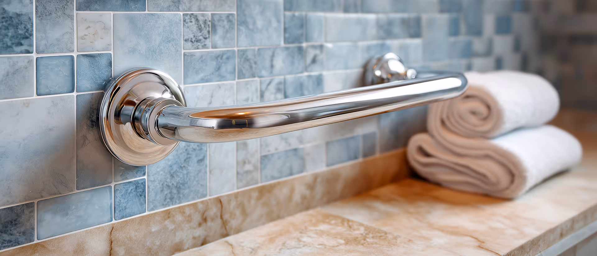Grab bars and transfer support