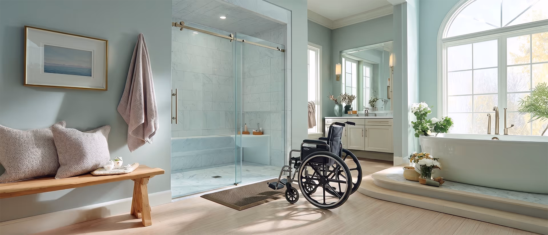 Bathroom safety remodeling