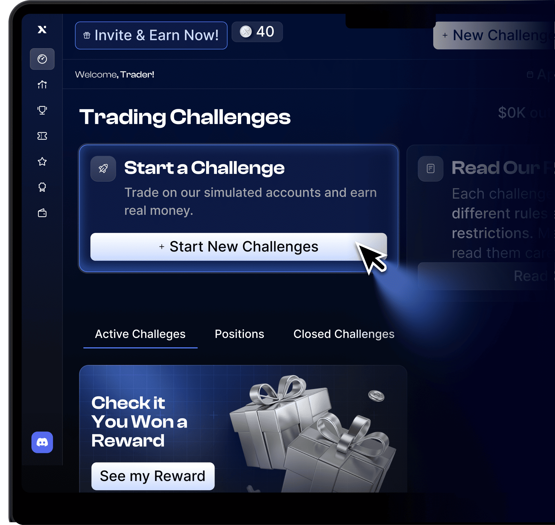 Hero section Showing Xpert Funding dashboard image