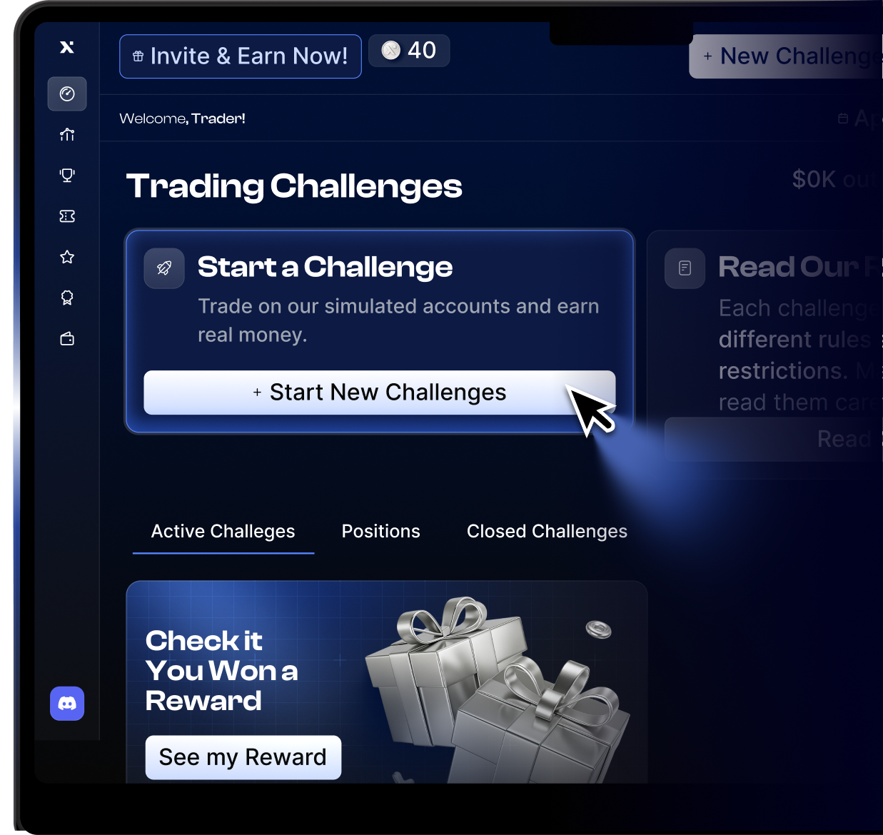 Hero section Showing Xpert Funding dashboard image