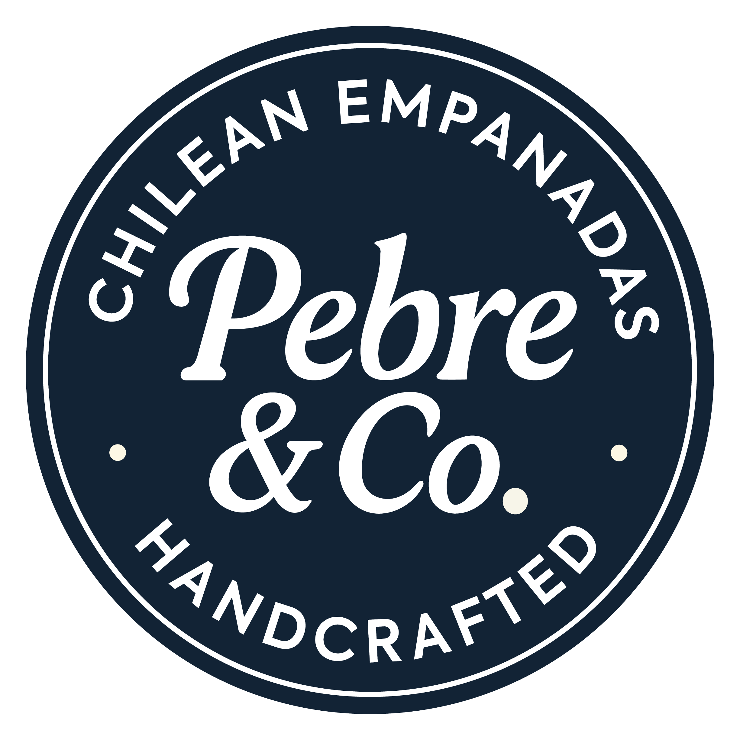 Pebre & Co. Empanadas Logo