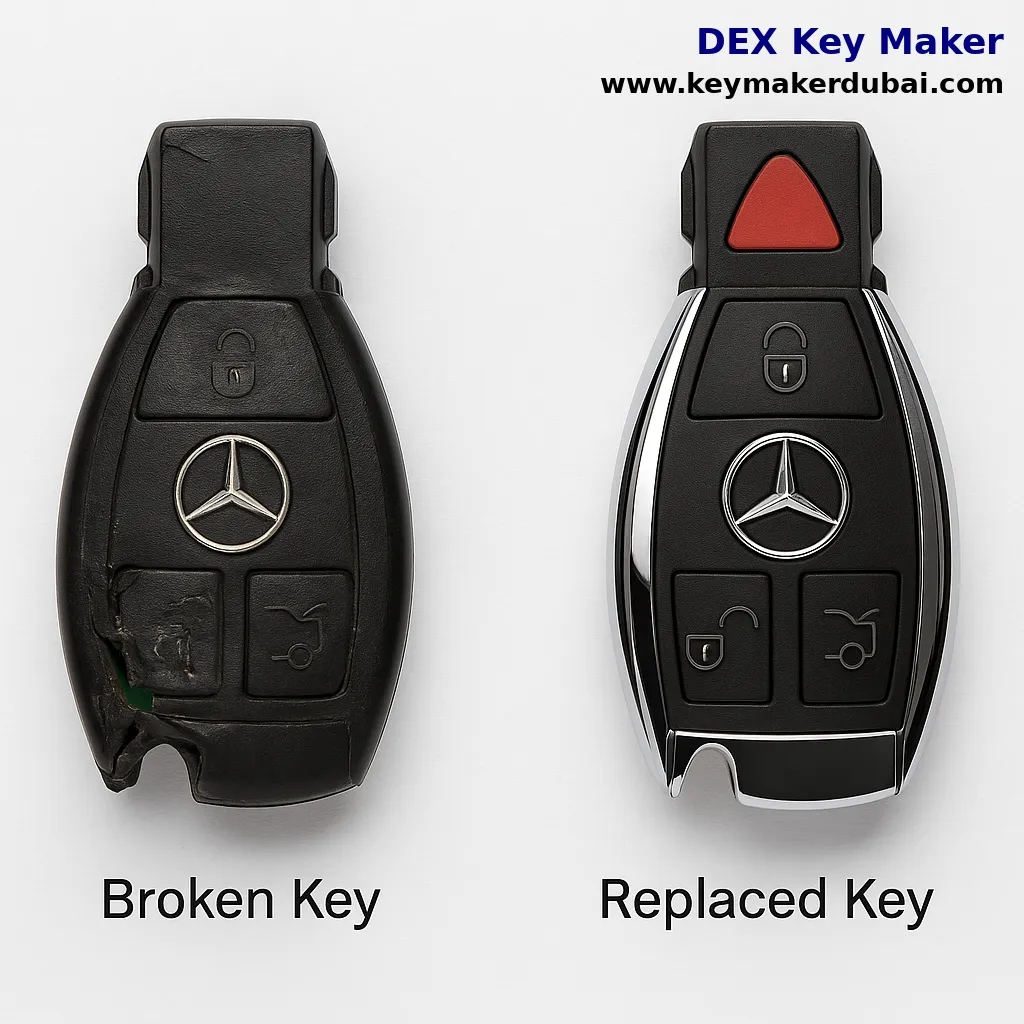 Mercedese Remote Shell Replacement