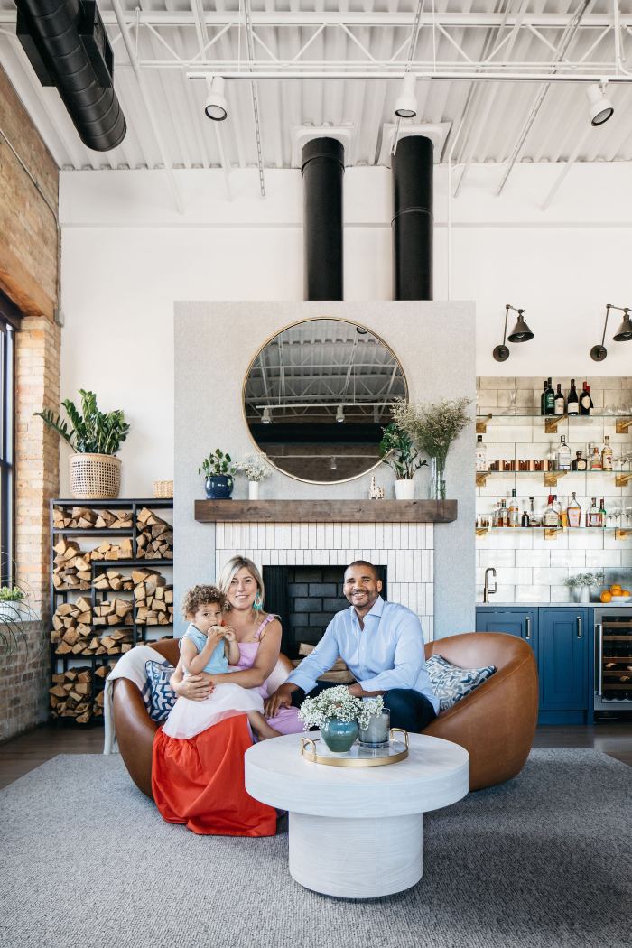 Laura and Charles Tribbett with their daughter, Natalie. Their second daughter, Jasper, was born four weeks after this photo was taken.