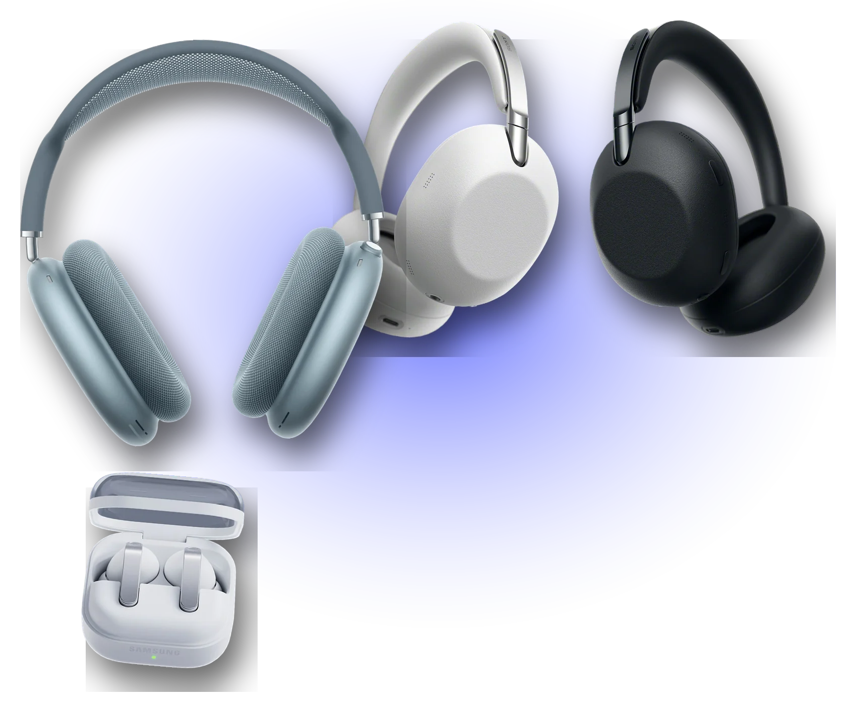 Noise cancelling koptelefoons en oordopjes van Apple, Sony en Samsung
