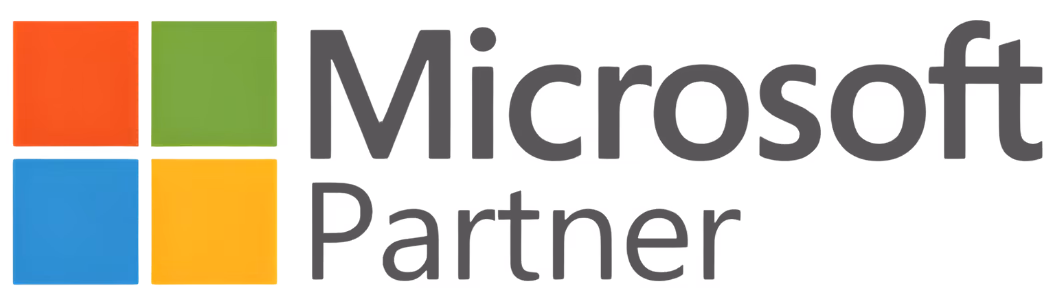 Microsoft Partner logo with four colored squares in red, green, blue, and yellow.