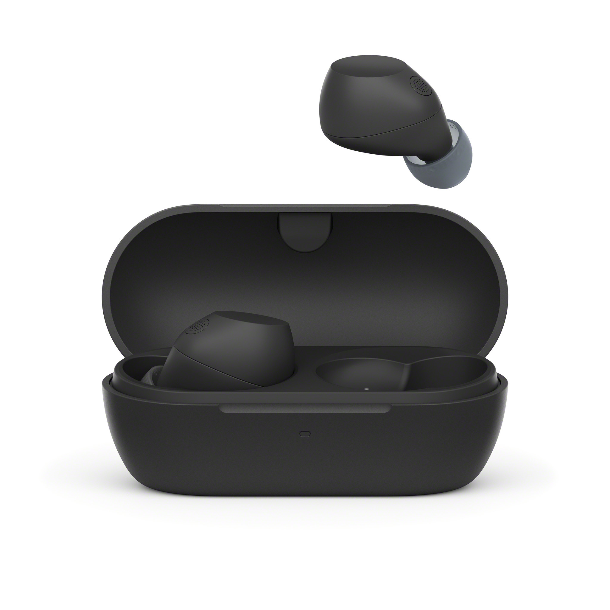 Sony WF-C710N in de geopende oplaadcase