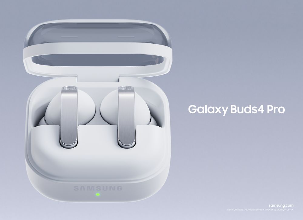 Samsung Galaxy Buds4 Pro in de oplaadcase