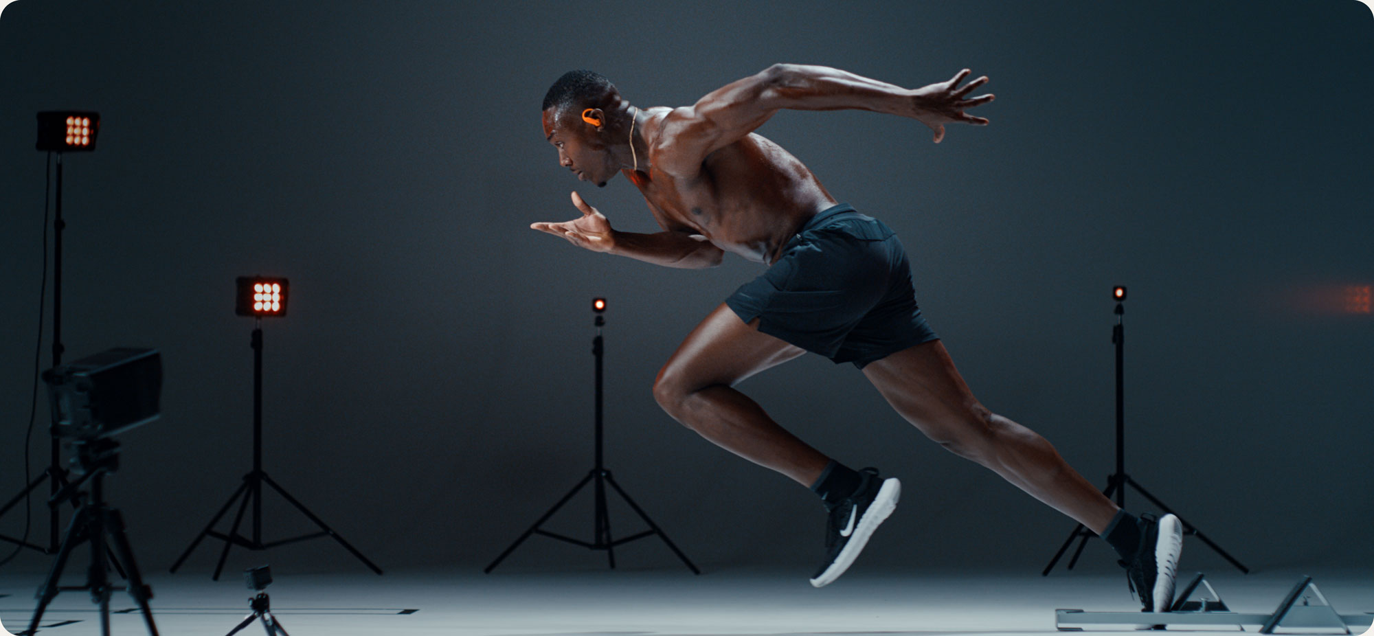 Beats Powerbeats Pro 2 gedragen tijdens het hardlopen