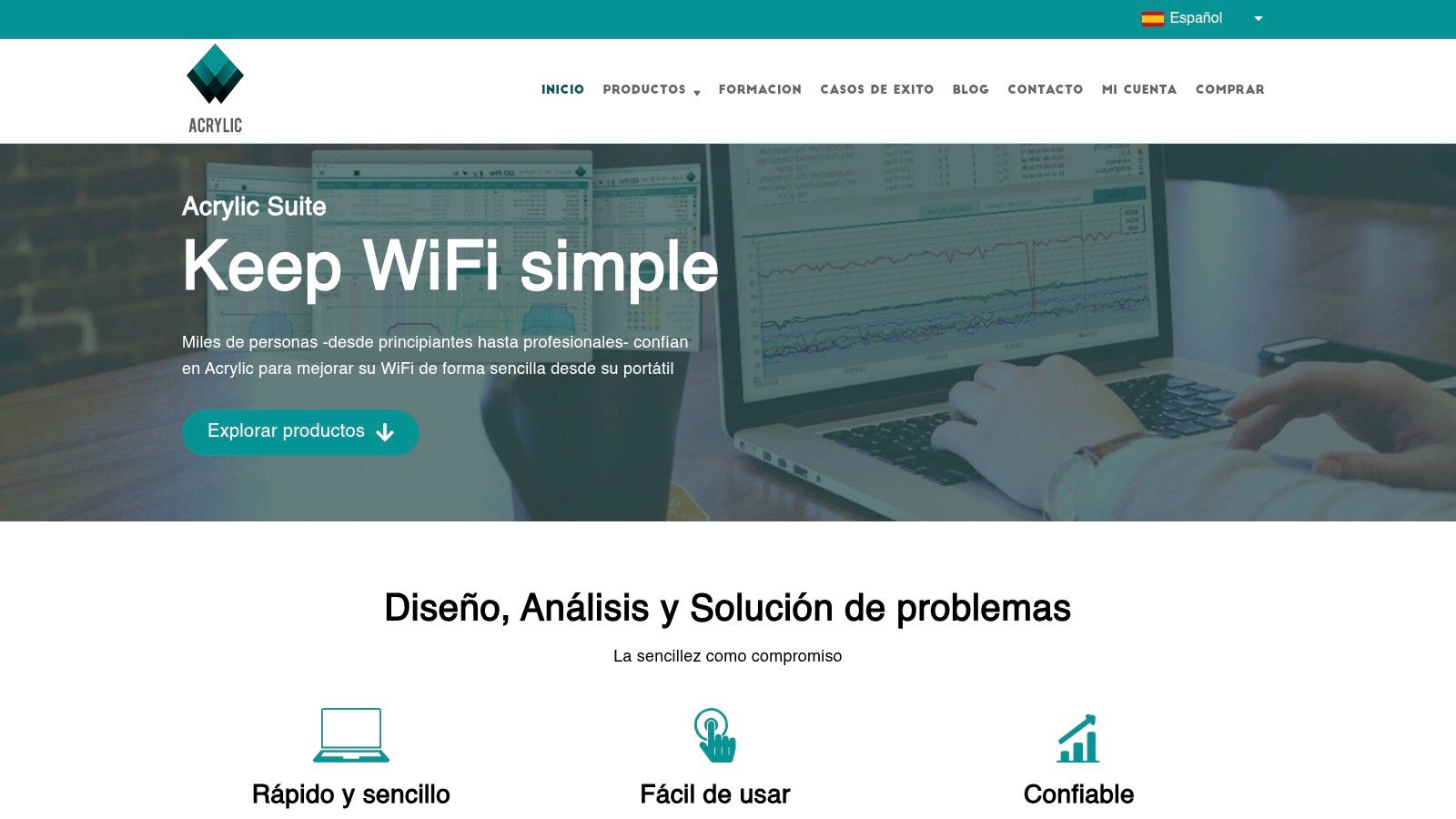 Acrylic Wi‑Fi Analyzer (Tarlogic)