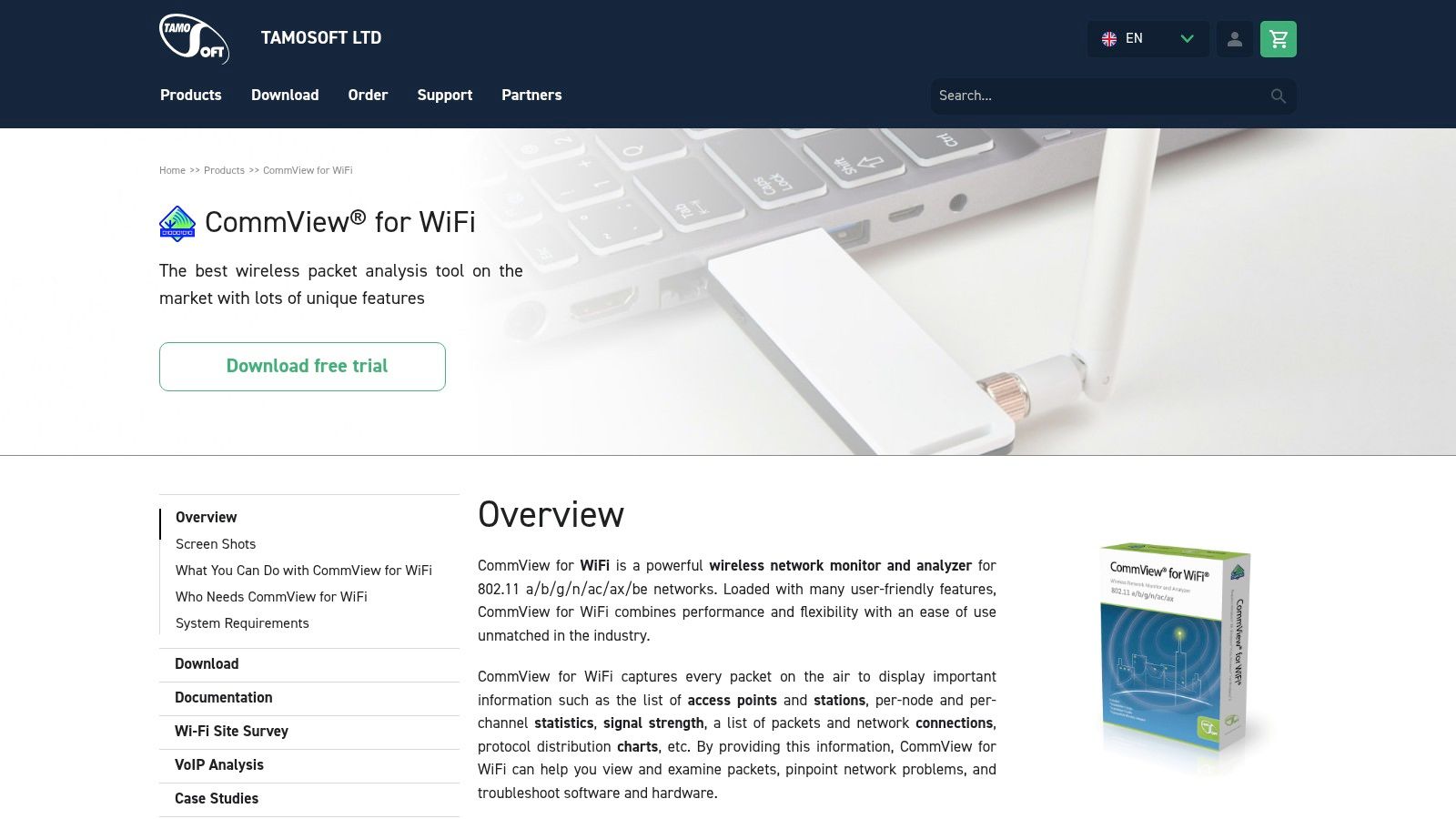 CommView for WiFi (TamoSoft)