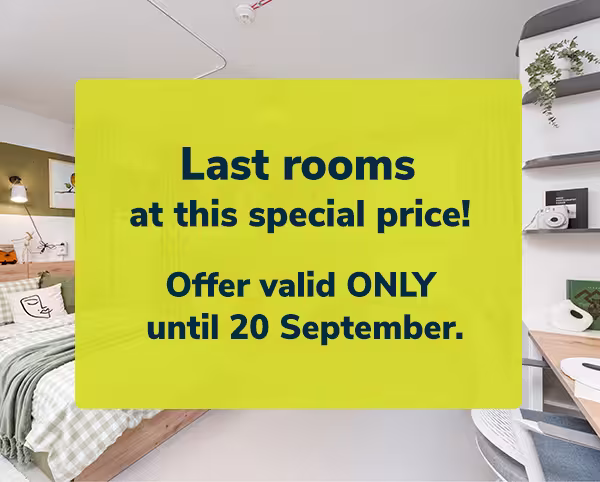 Single room at StudentSpace – fully equipped for comfortable student living.
