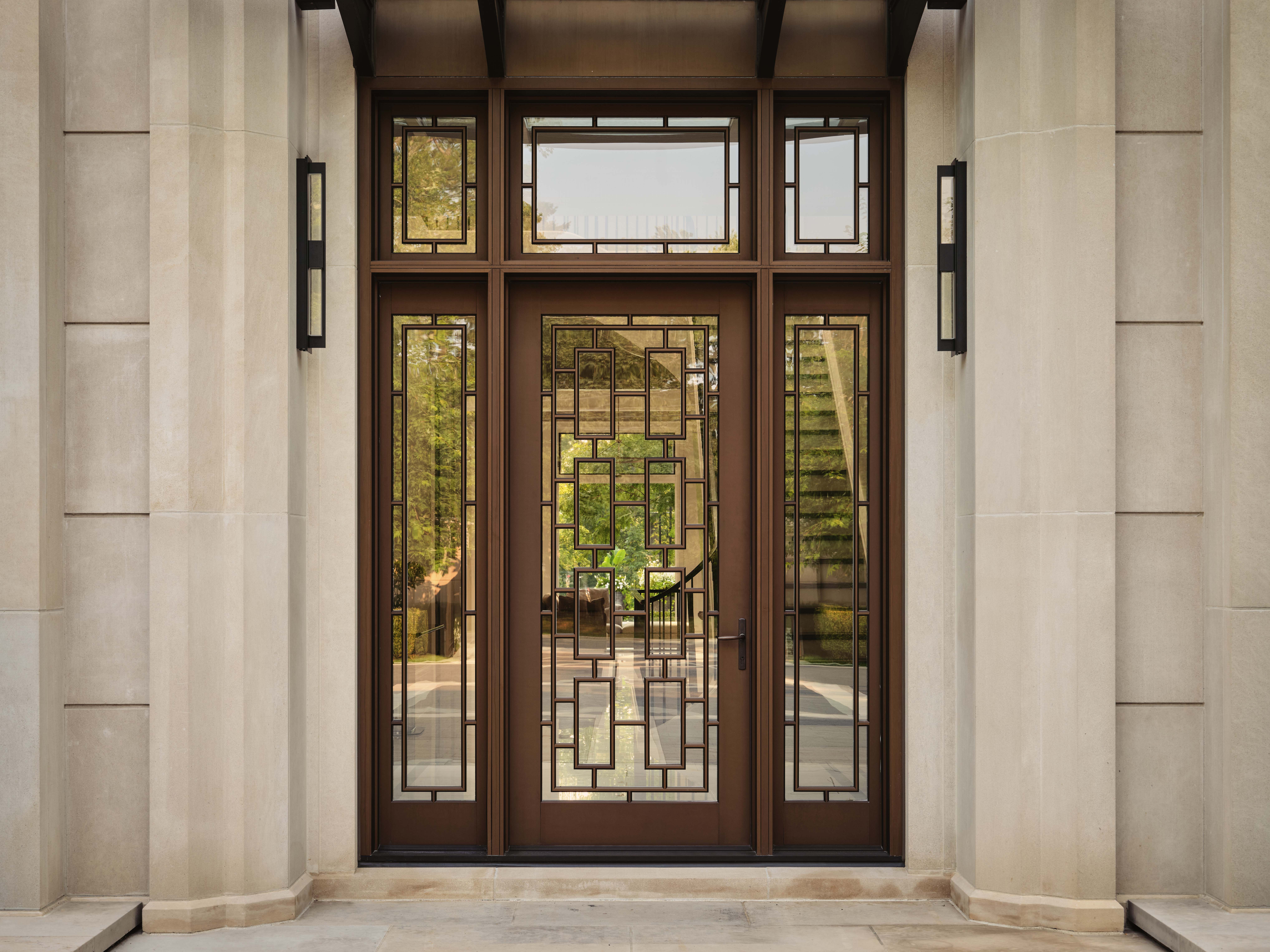 The top suites of the Bedford during sunset, from blelow.
