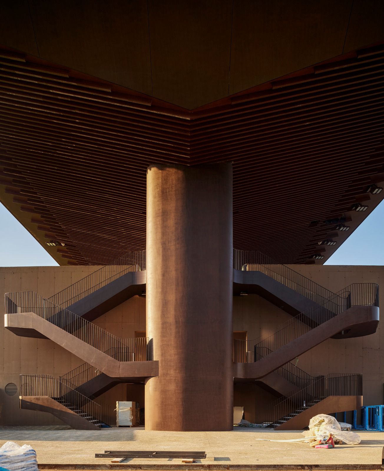 communal space in 101 Spadina with green chairs.