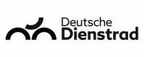 Logo der Deutschen Dienstrad mit stilisiertem Fahrrad-Symbol links.