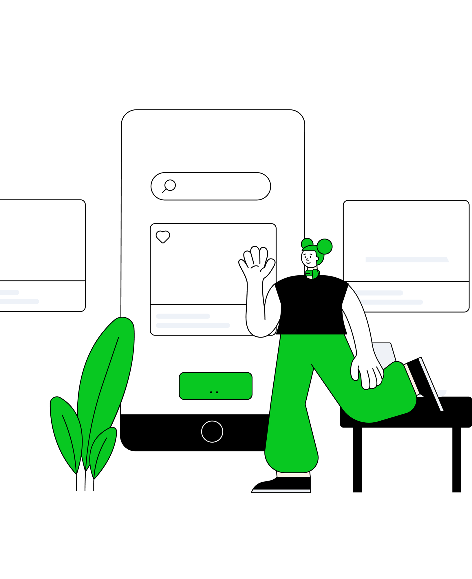 A young  girl waving hello as if she worked for grwSEO