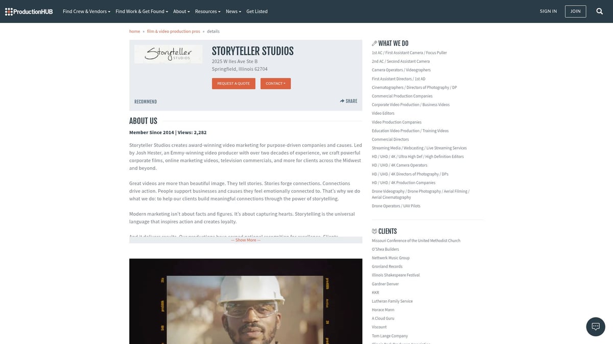 8 Leading Commercial Production Companies to Watch in 2026 - Storyteller Studios