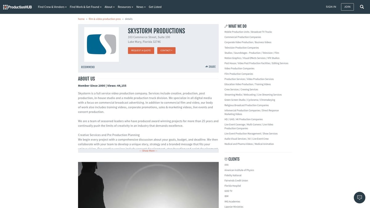 8 Leading Commercial Production Companies to Watch in 2026 - Skystorm Productions