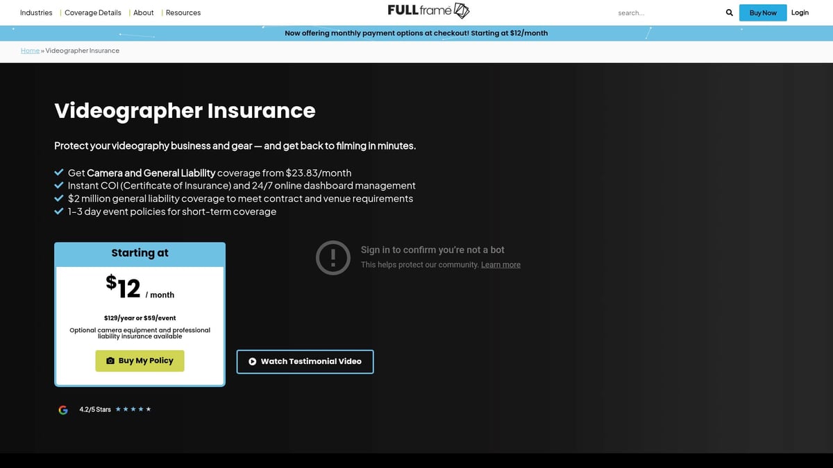 Top 8 Videography Services to Elevate Your Event in 2026 - Full Frame Insurance – Videographer Coverage