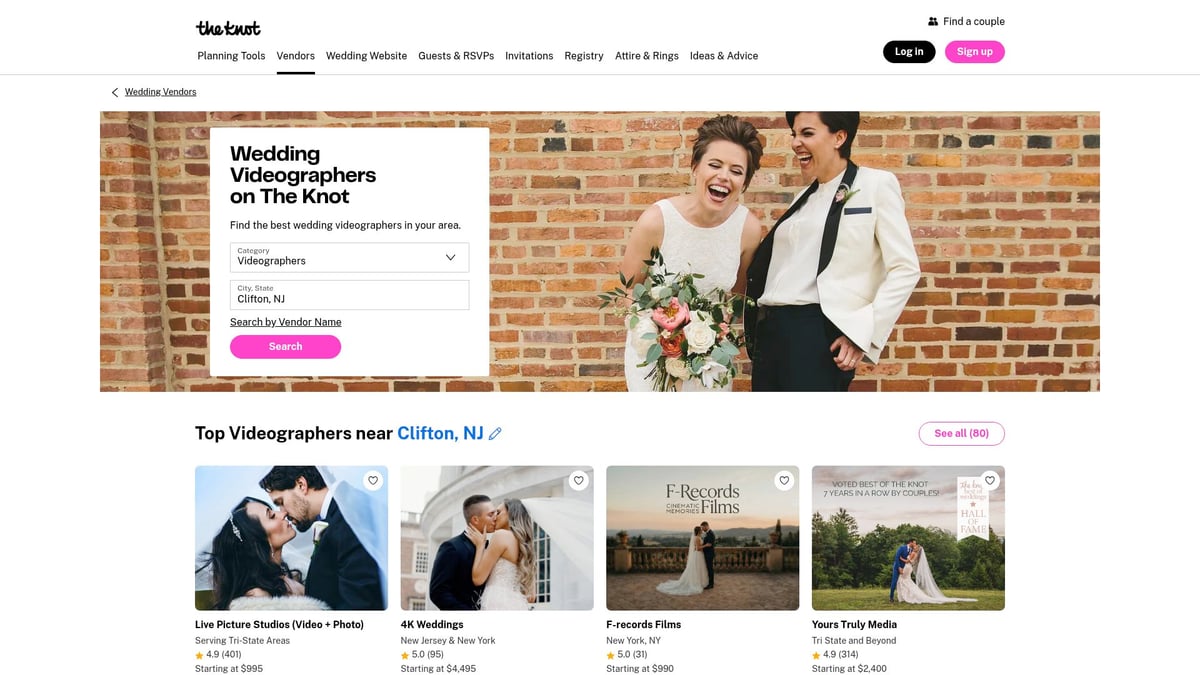 Top 8 Videography Services to Elevate Your Event in 2026 - The Knot – Event Videographers Directory