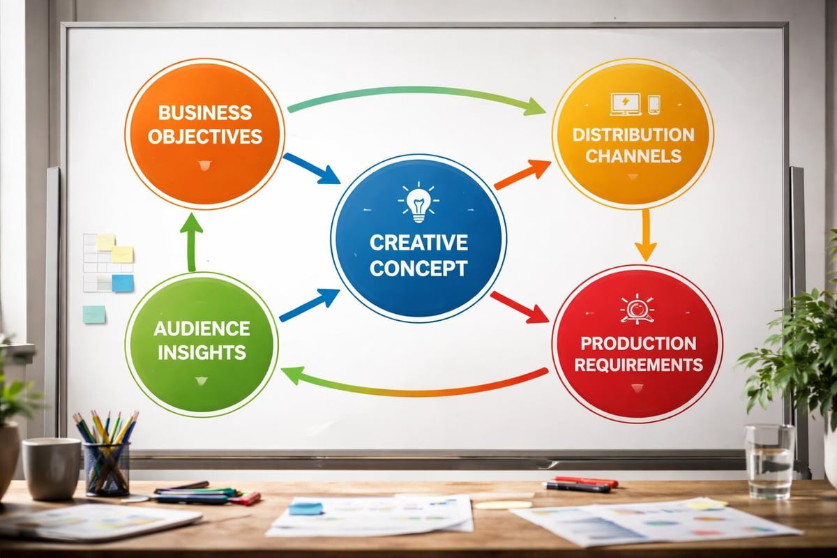 TV commercial strategic planning framework