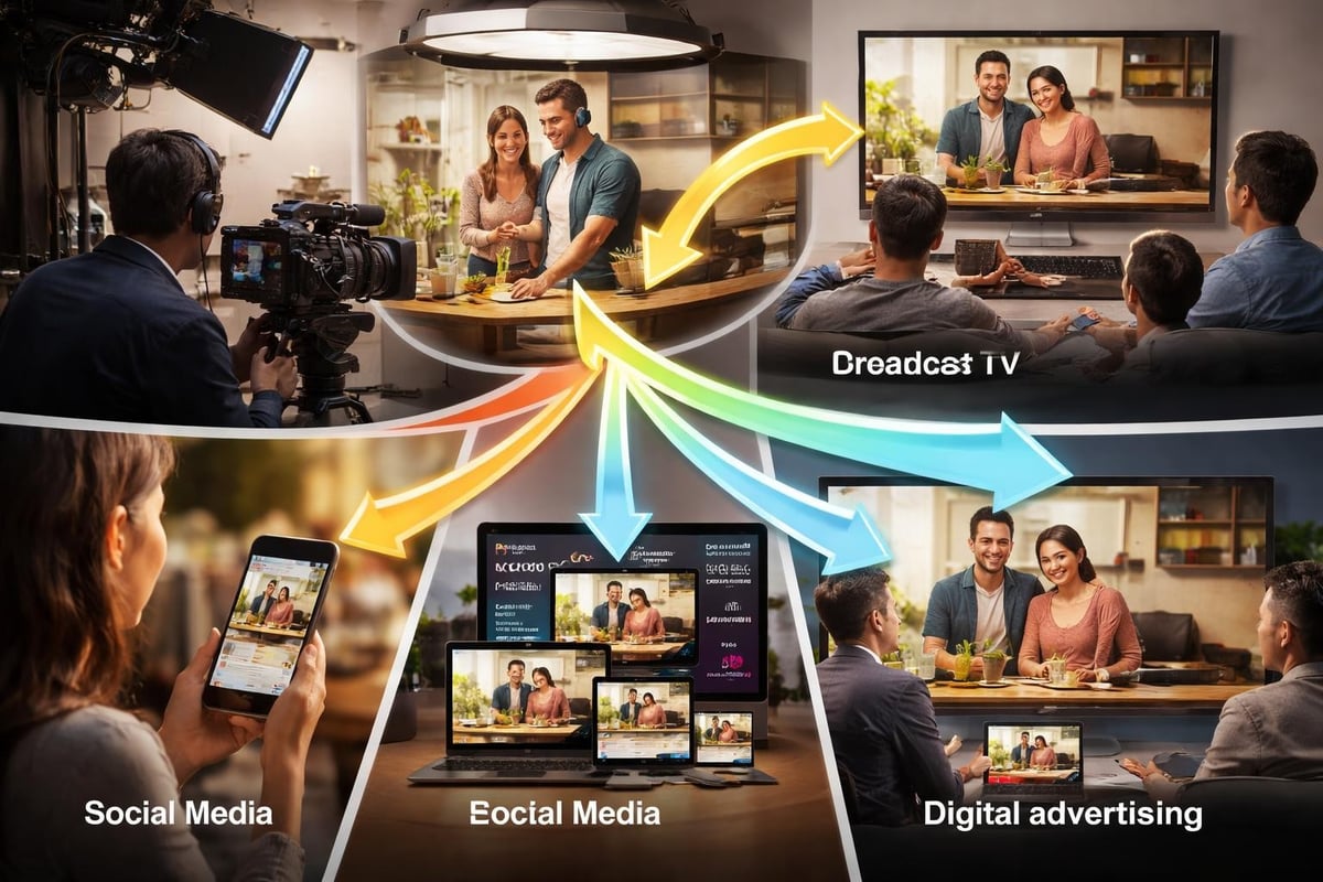 Modern TV commercial distribution