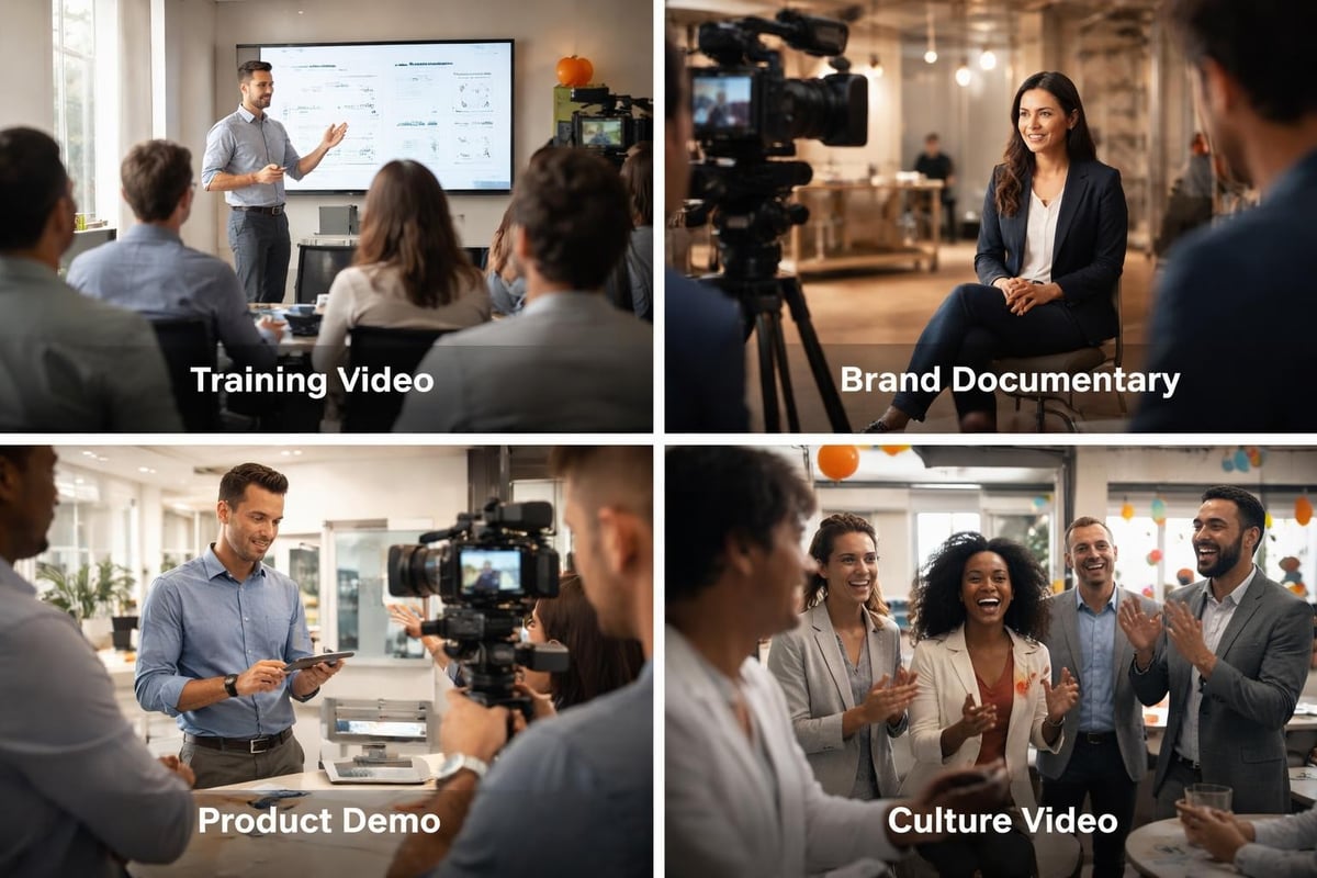 Corporate film content strategy framework