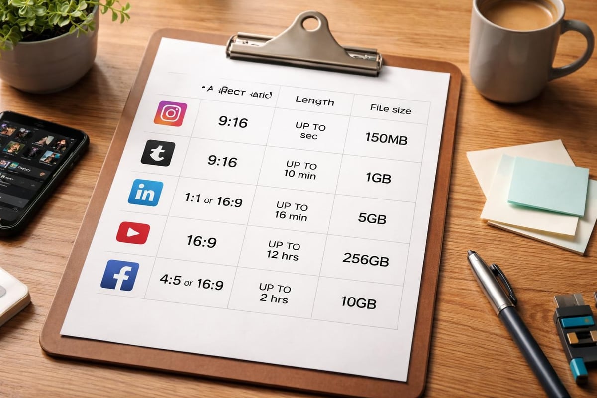 Platform-specific video requirements