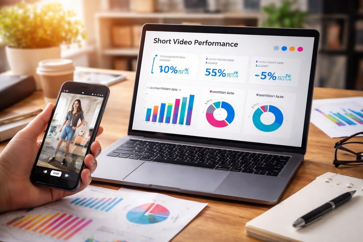 ROI metrics for short-form social video