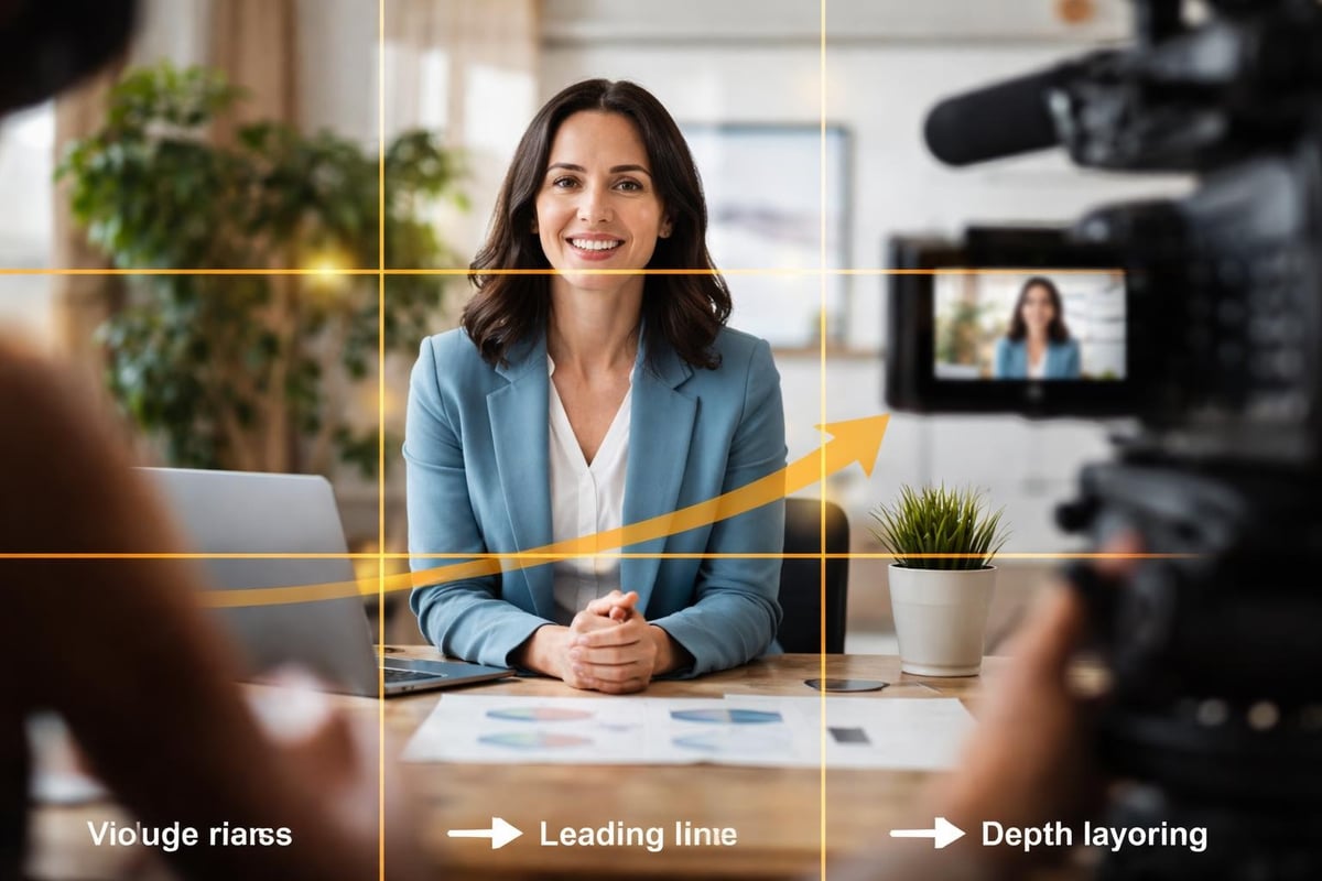 Visual hierarchy in video composition