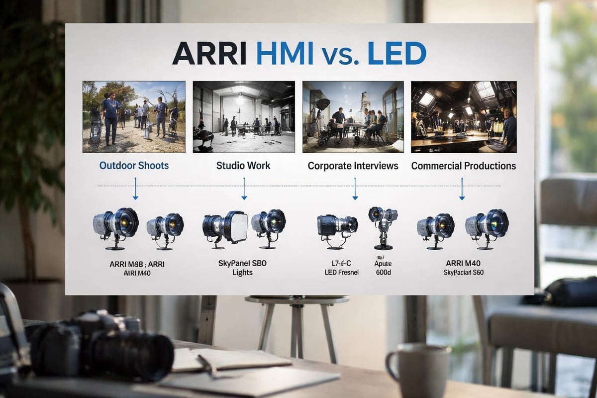 HMI versus LED comparison
