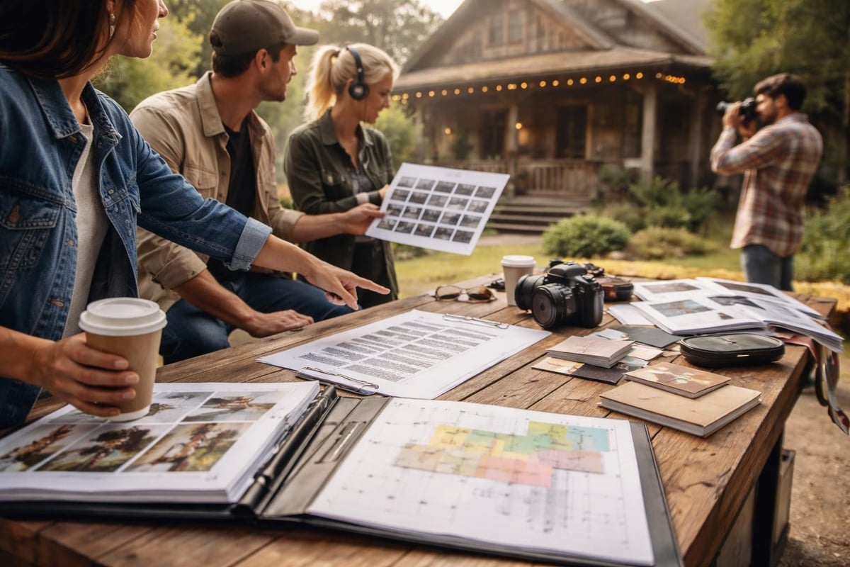 Music video location and design planning