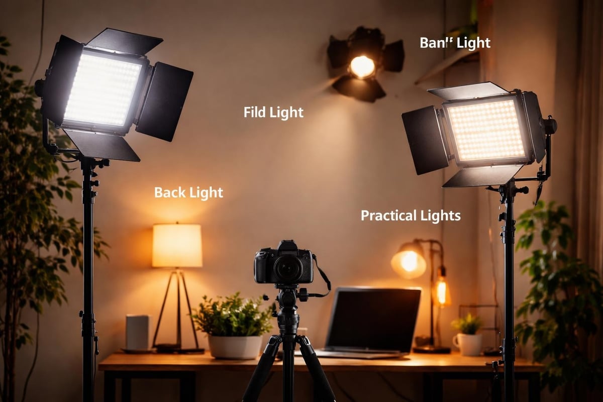 Digital lighting setup