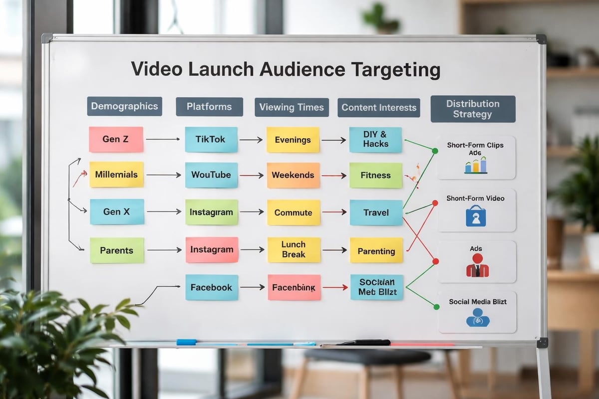 Audience segmentation for video distribution