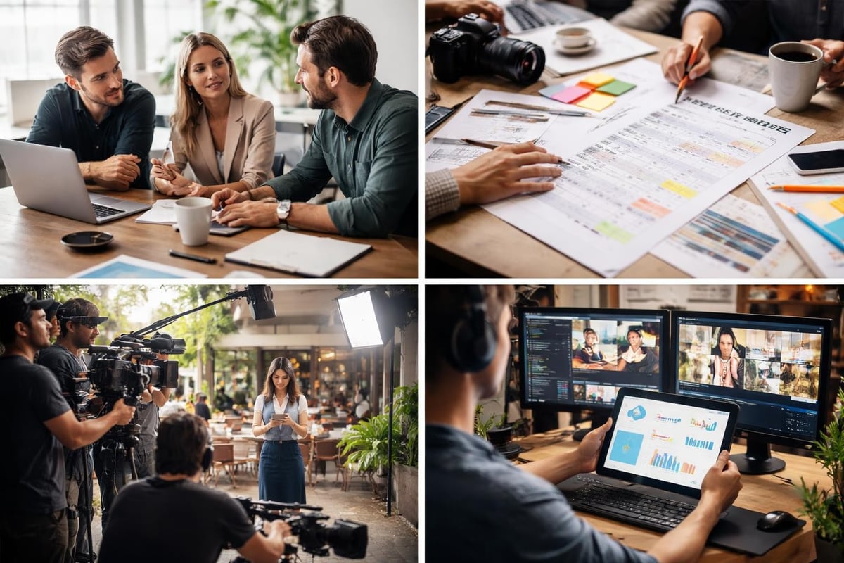 Commercial videography workflow