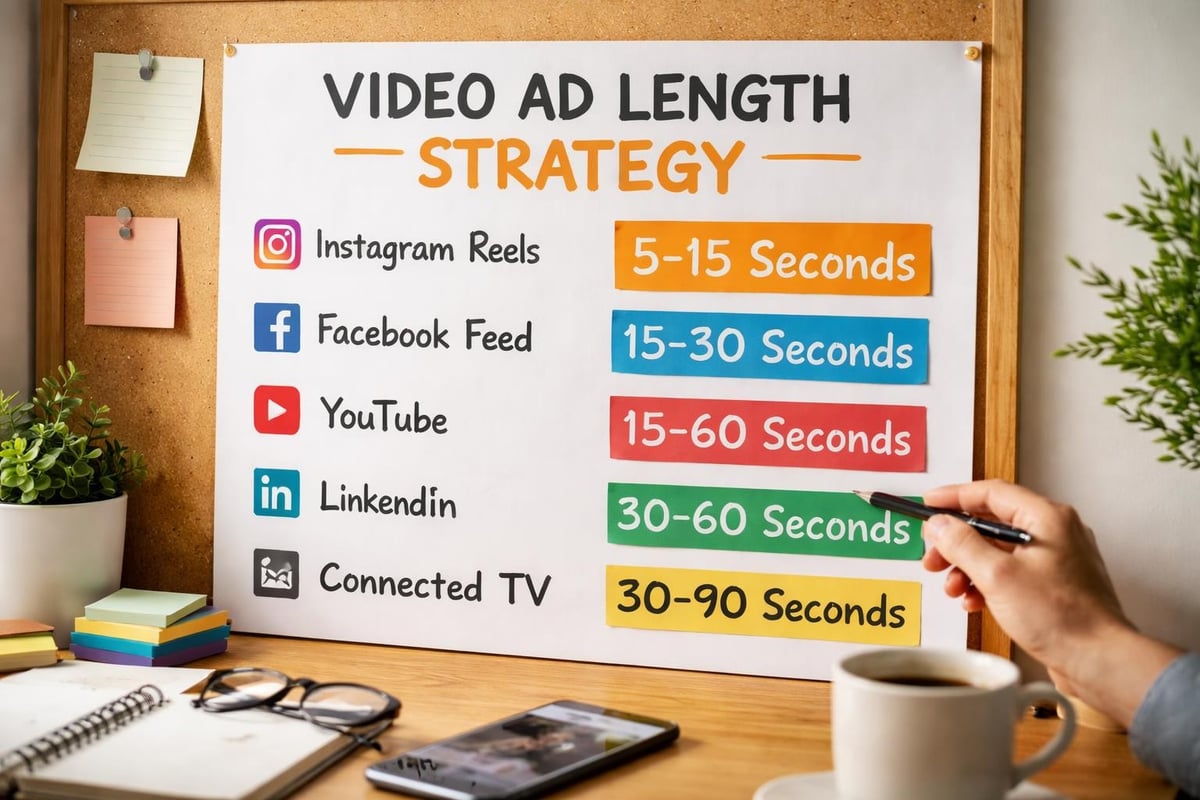 Video ad length optimization