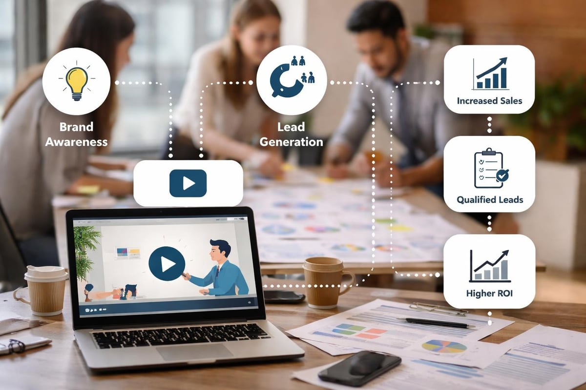 Business goals connected to explainer video outcomes