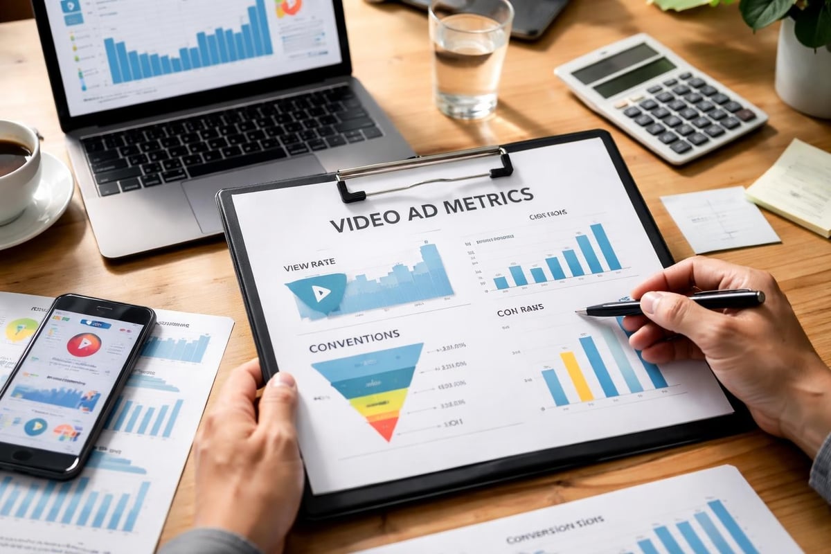 Video advertising analytics dashboard