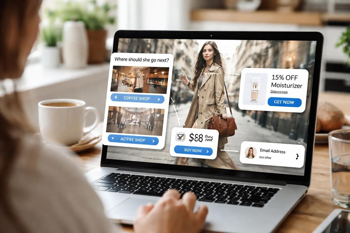 Interactive video features