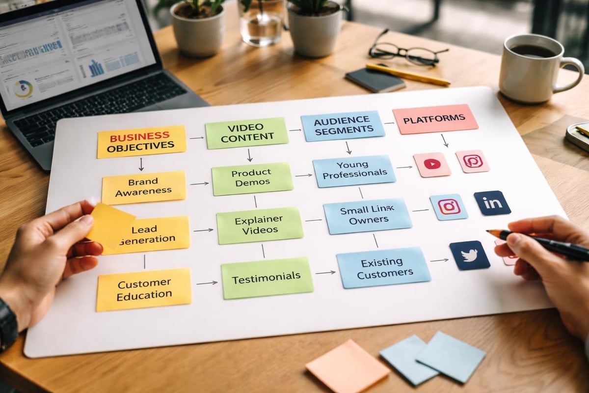 Strategic planning for video production