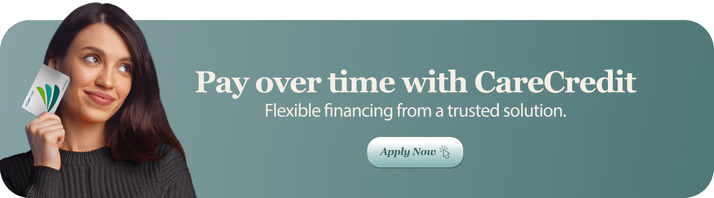 Pay over time with CareCredit