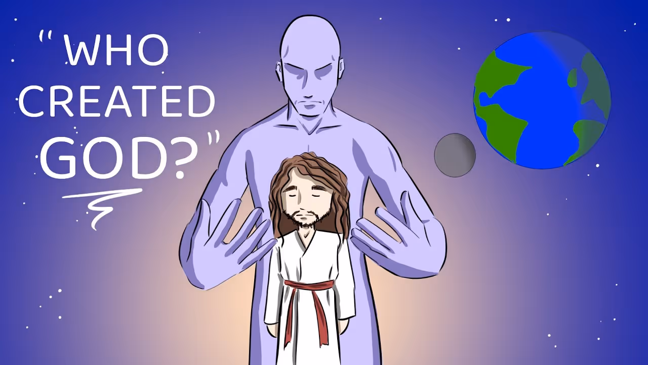 Youtube video thumbnail picture video Answering the "Who Created God?" Question - Whiteboard Series.