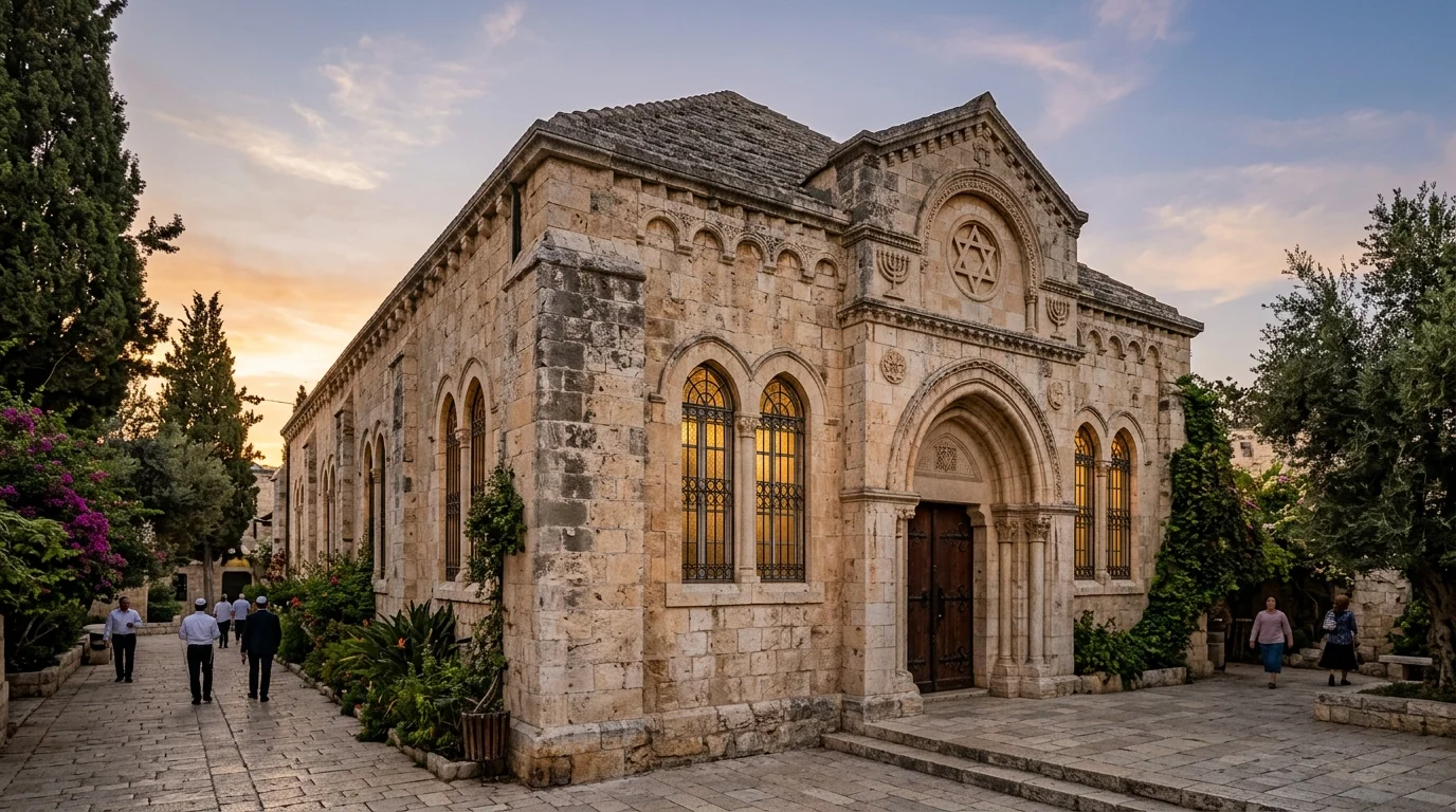 Historic synagogue architecture representing diversity within Judaism