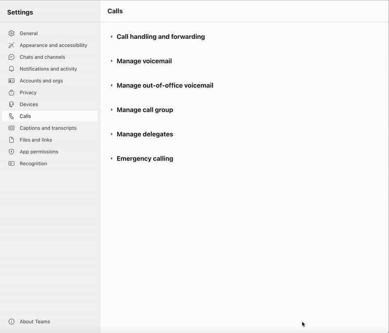 The process of setting the delayed simultaneous ring feature in Teams Phone settings., Picture