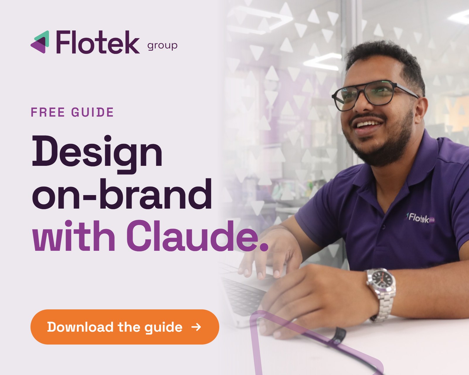 Free Claude Design Guide from Flotek: design on-brand with Claude