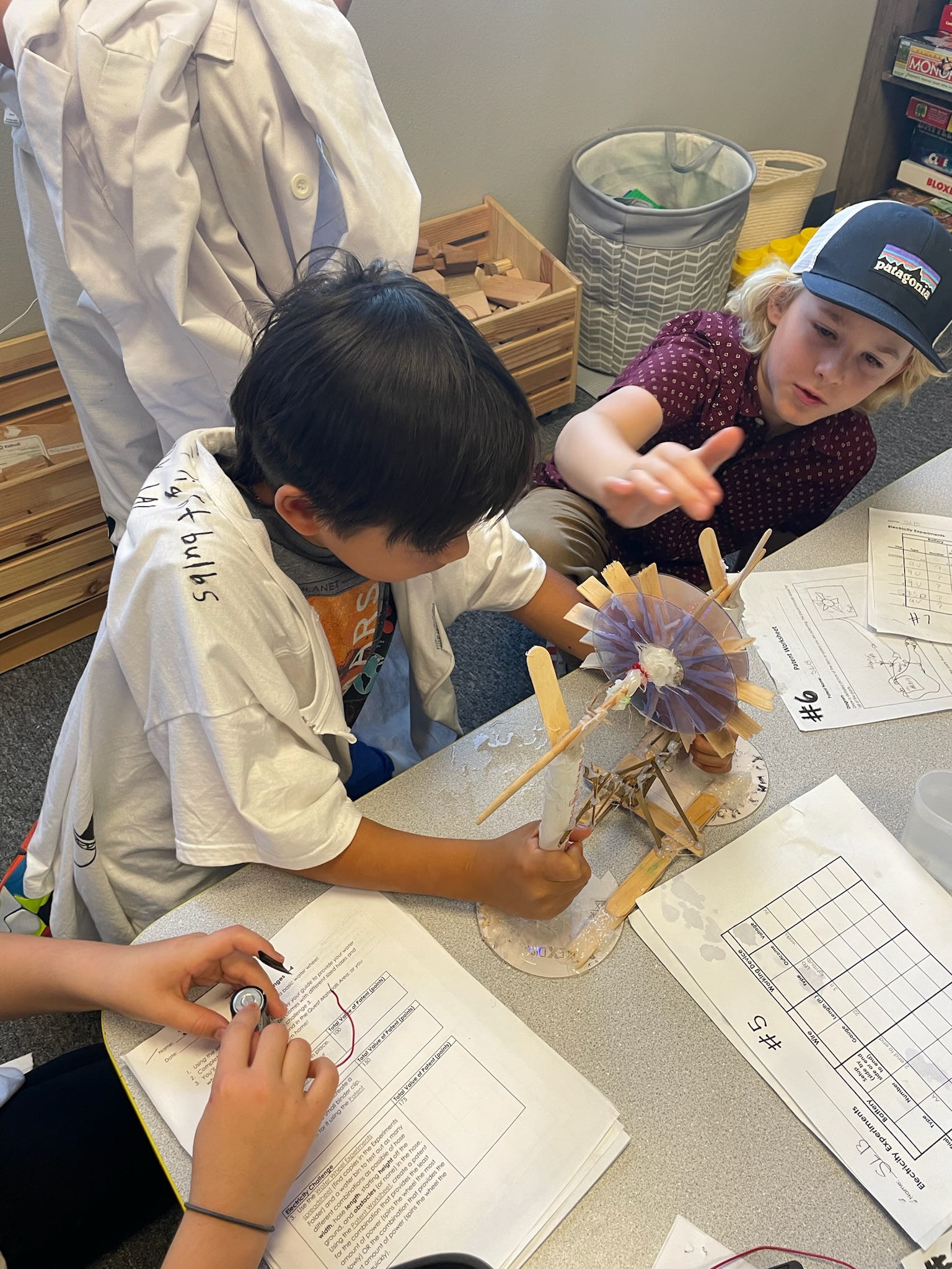 Kids learning at Acton