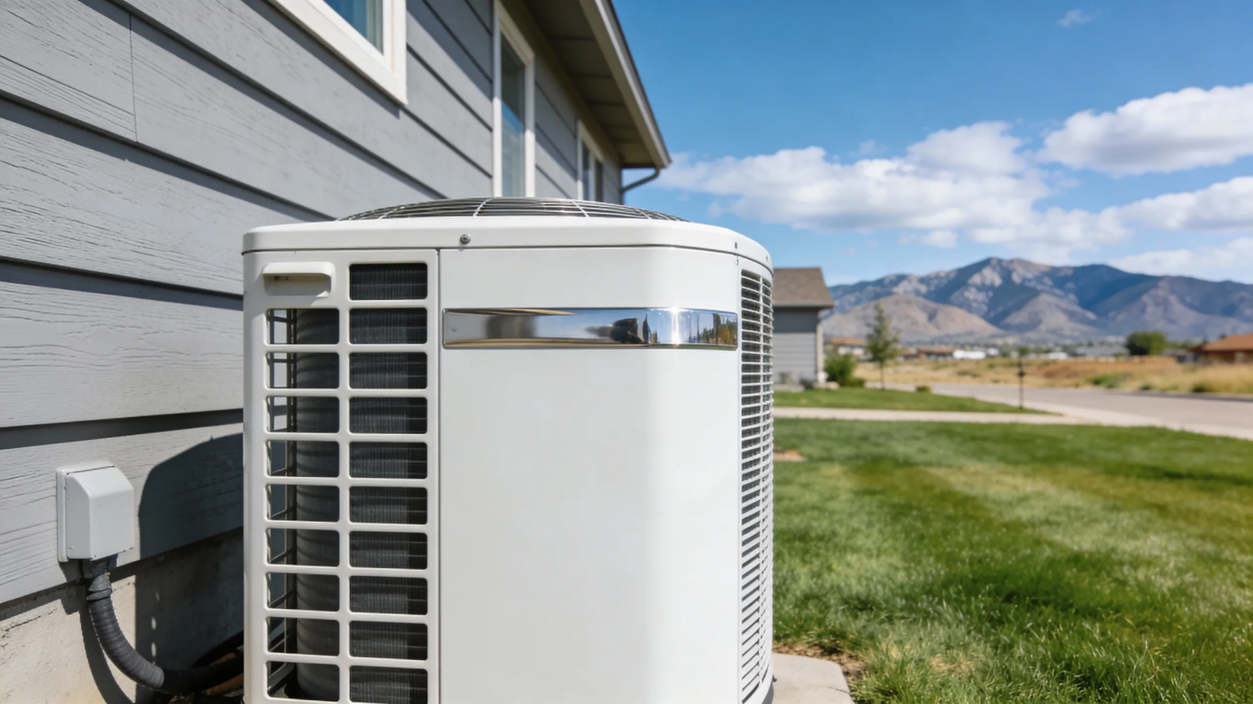 An AC unit outside of a NoCo home