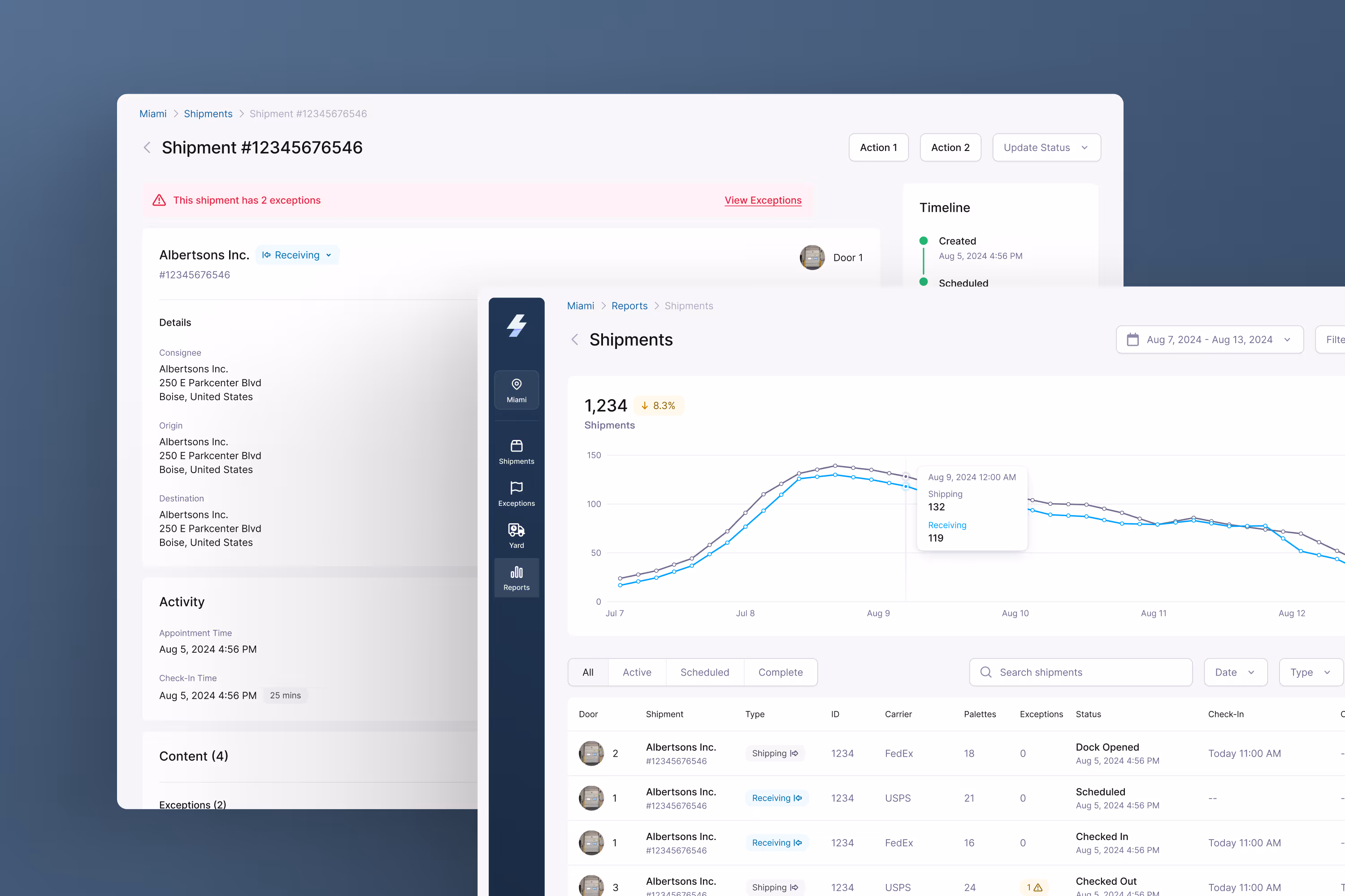 A collage of screens from the LumiX app