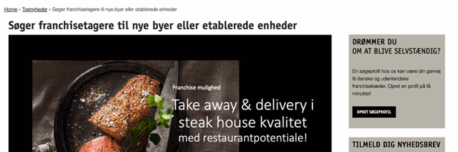 FranchiseHub – WordPress website udviklet af KATAPULT