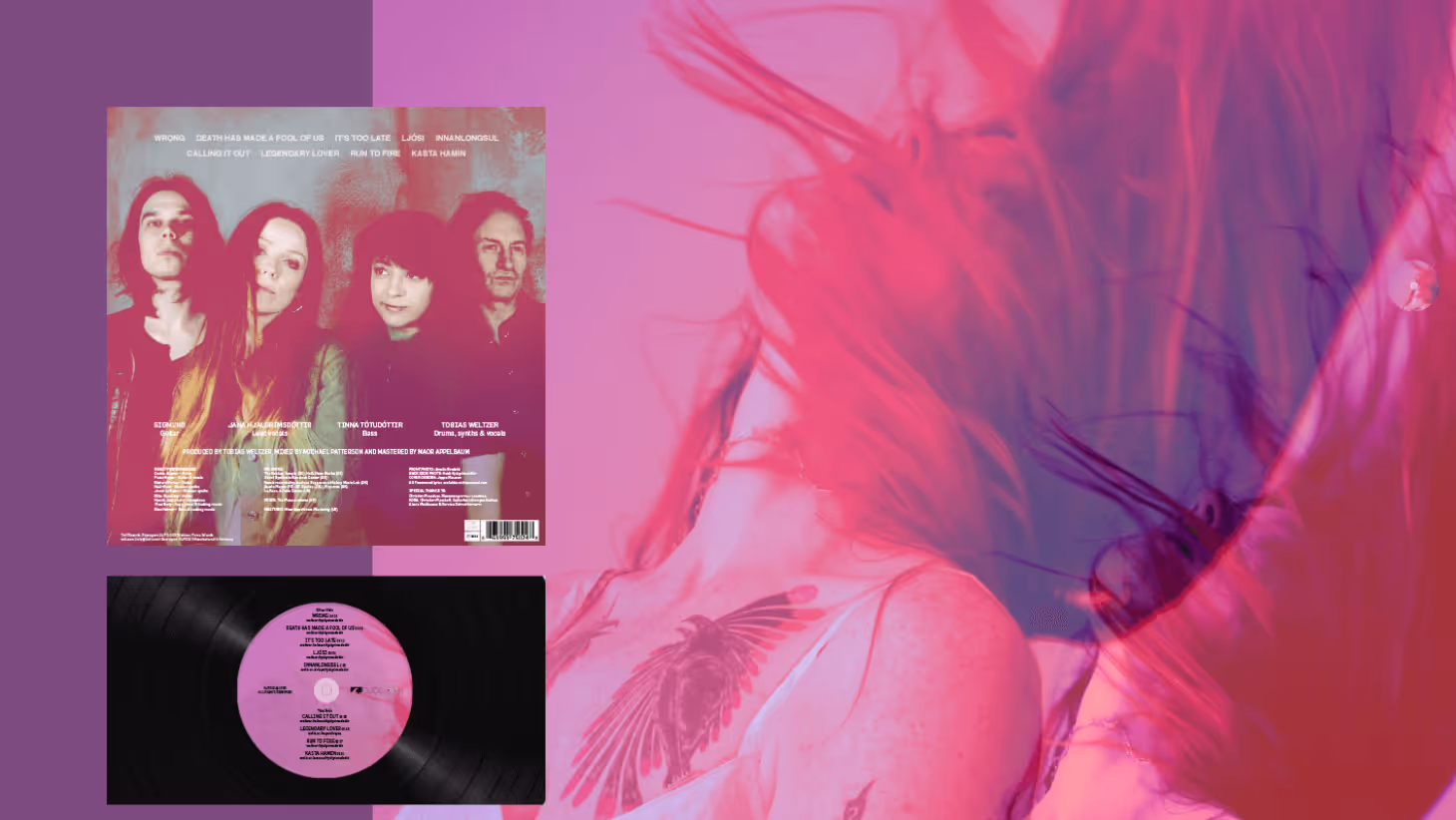 Albumcovers designet af KATAPULT