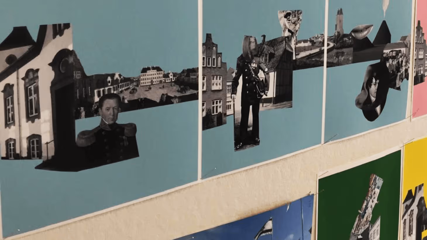 Contemporary Collage Art – website og visuel identitet af KATAPULT